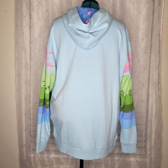 Disney Loungefly Sleeping Beauty Castle Hoodie Unisex Fairies Size Large NWT - Picture 5 of 11